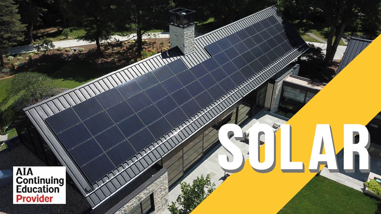 AIA: Solar PV Rooftop Applications & Solar Ready Design Consideration